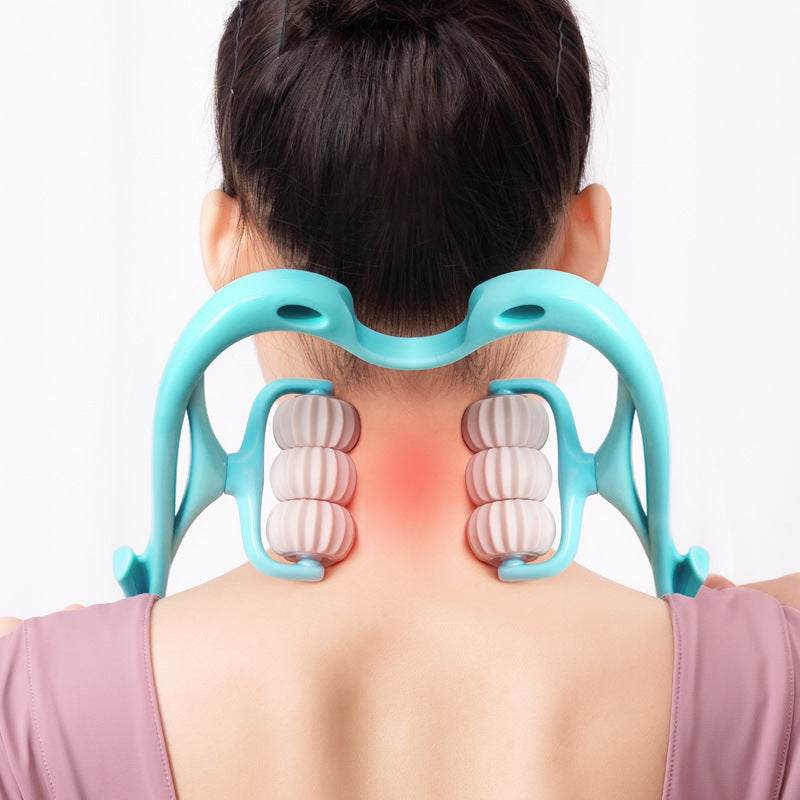 6-Wheel Neck Roller – Instant Massage Relief