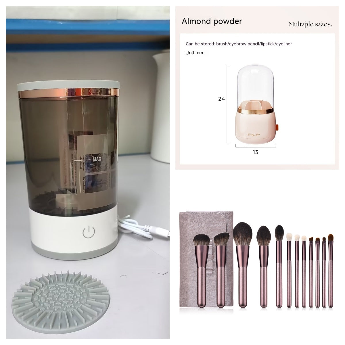 USB Makeup Brush Cleaning Tool – Quick & Effortless