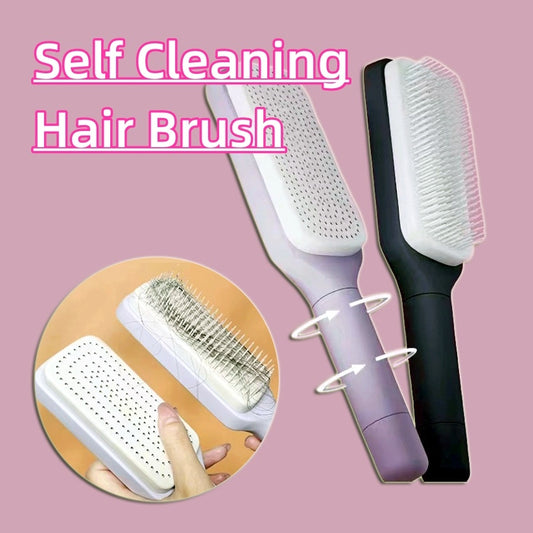 Tangle-Free Self-Cleaning Comb