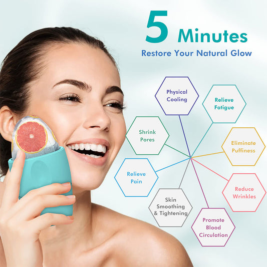Silicone Ice Facial Roller – Pore & Dark Circle Reducer